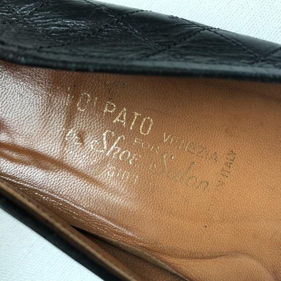 Quilted leather lambskin two tone Flat shoes 37 7 - Picture 6 of 8